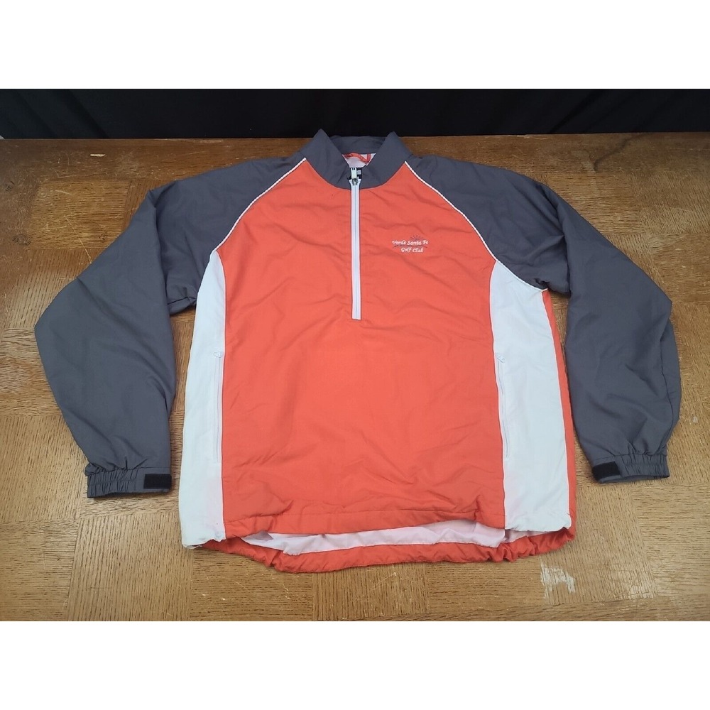 Footjoy 1/2 Zip Pullover Golf Windbreaker - Verde Santa Fe Golf Club - Sz L